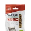 10 X Yarrah Organic Cat Bio Snack 97% Meat 50g