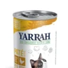 12 X Yarrah Organic Cat Pate Chicken With Spirulina & Seaweed 400g